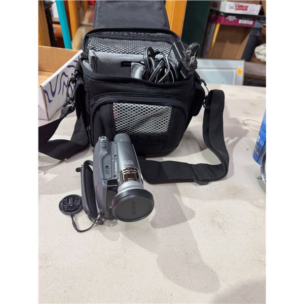 Sony hand cam wide lens video camera