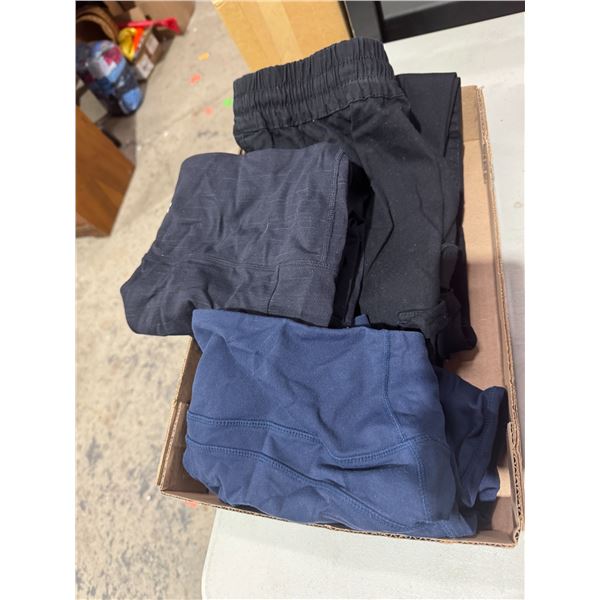 Pants, medium, and large