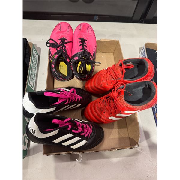 Assorted cleats