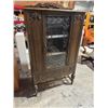 Image 1 : Antique display cabinet 36" x 15" 65 inches tall