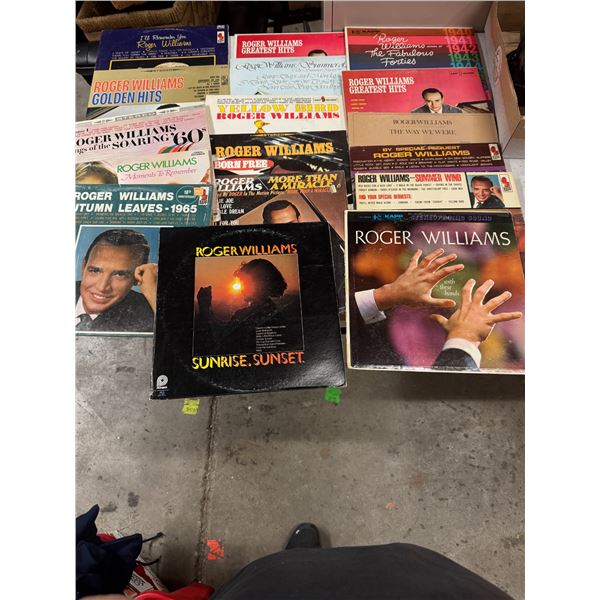 Roger Williams, Records