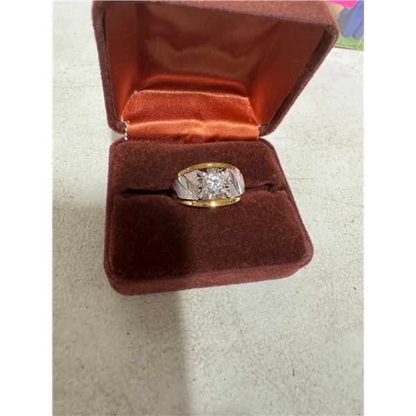 Ring 14 K electroplated ring