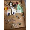 Image 1 : Assorted pins keychains, etc.