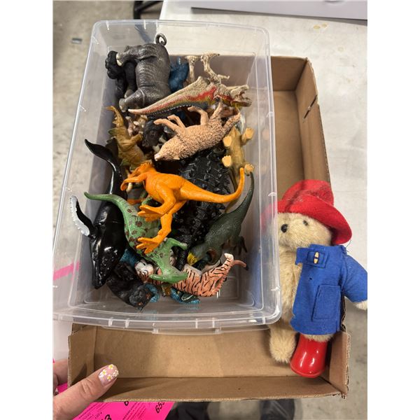 Paddington Bear and dinosaurs