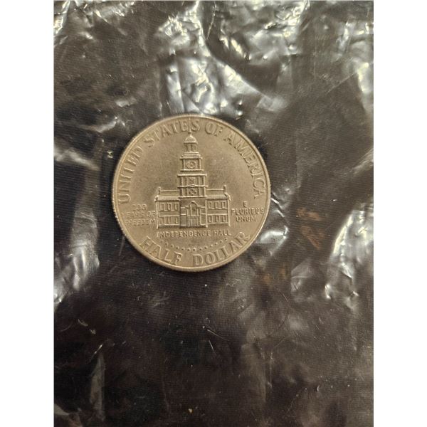 1976 USA kennedy half dollar coin