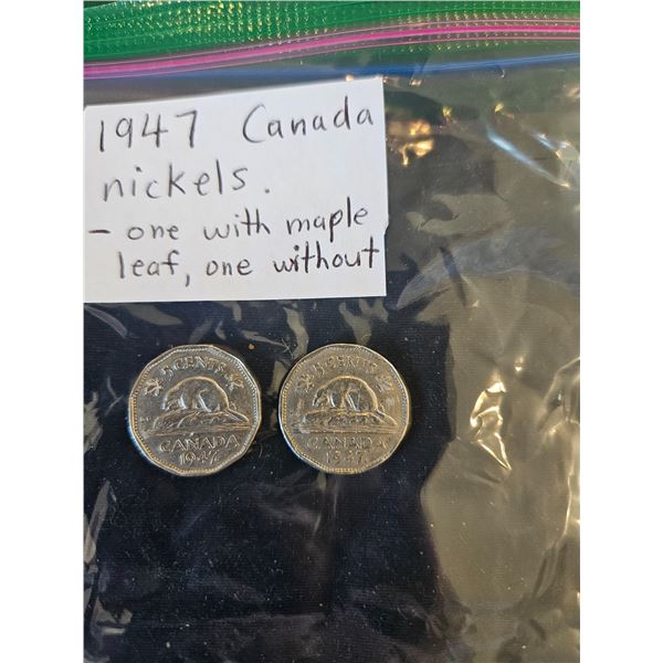 1947 Canada 5 cents-
