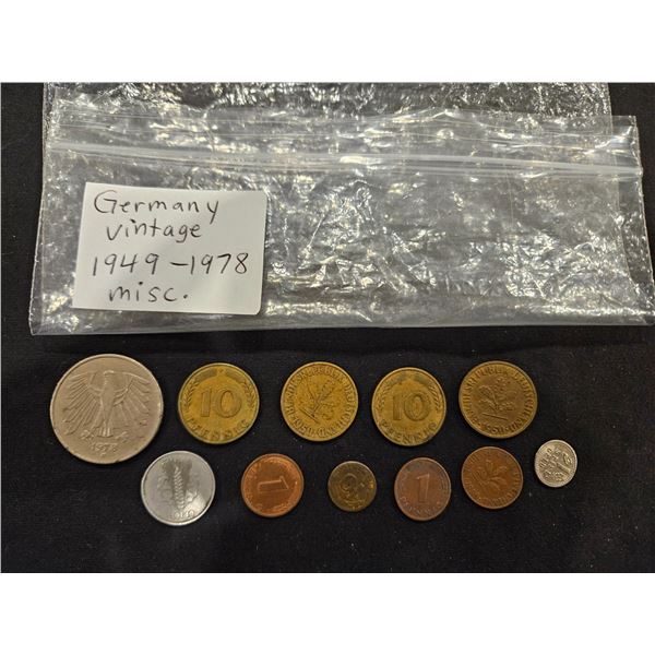 1949- 1978 Germany Vintage coins