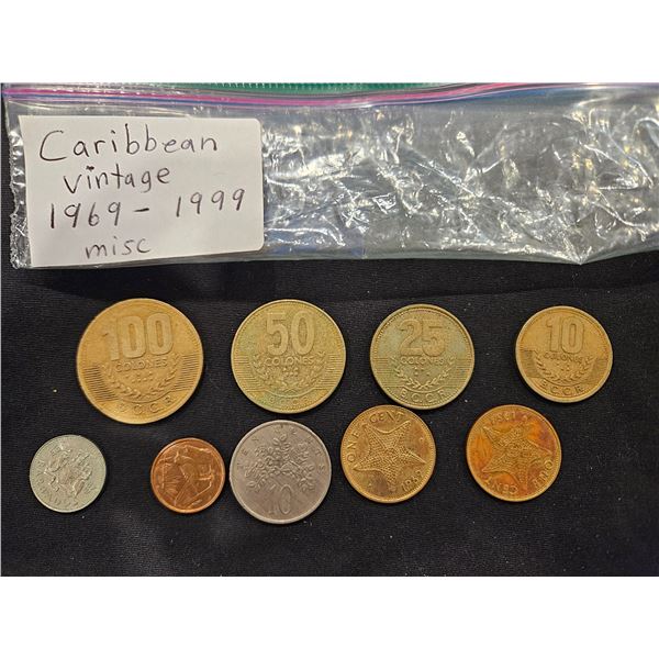 1969-1999 Caribbean Vintage coins
