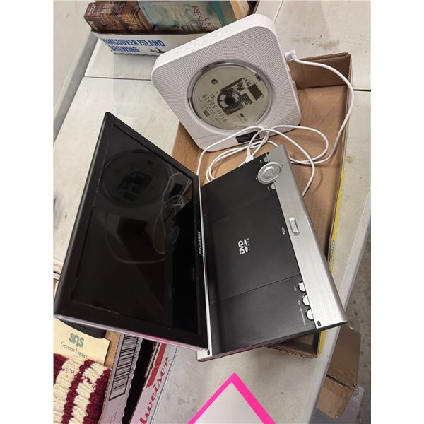 CD player &  portable DVD player