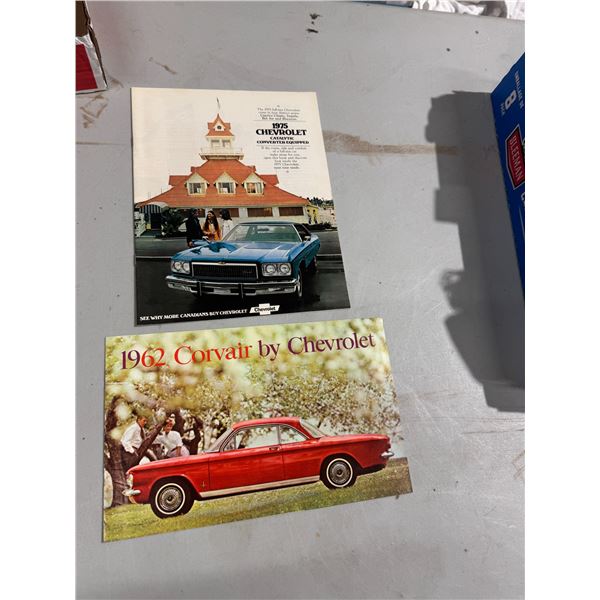 1975 Chevrolet and 1962 by Chevrolet vehicle advertising