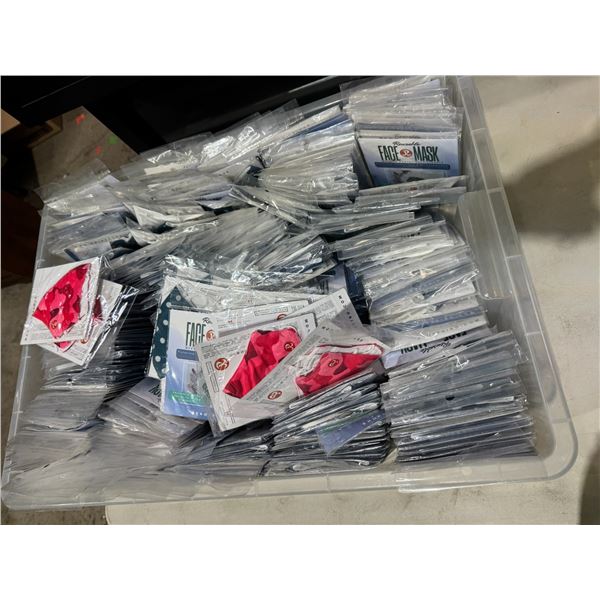 Large lot of reusable facemasks