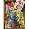 Image 1 : Stickers, pencils, books, etc.