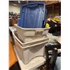 Image 1 : 3 Bins with lids