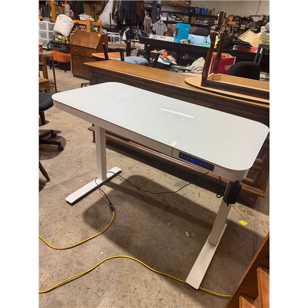 Seville classics power desk tested and working 47 3/4" x 24"