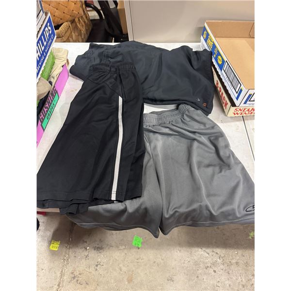 Nike sports pants, shorts and champion shorts size medium