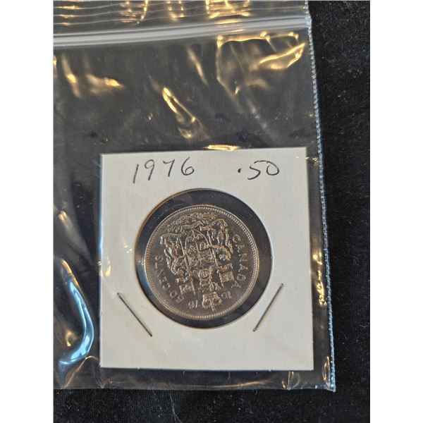 1976 50cent coin