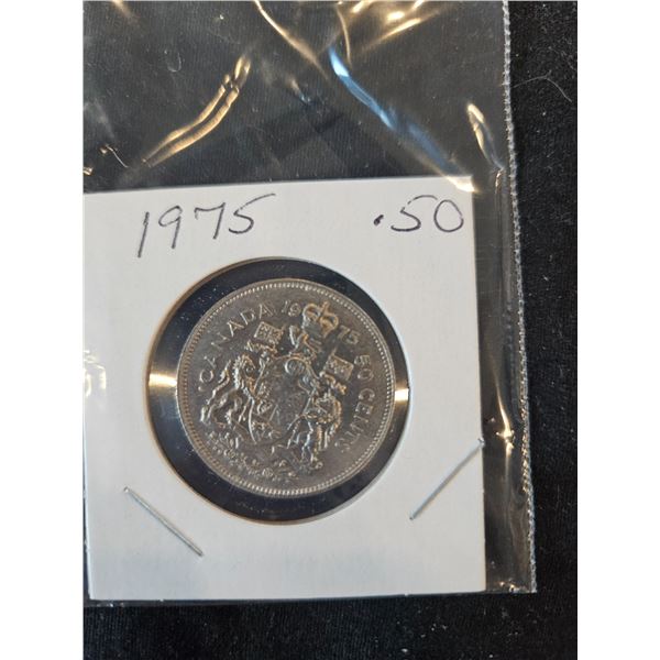 1975 50cent coin