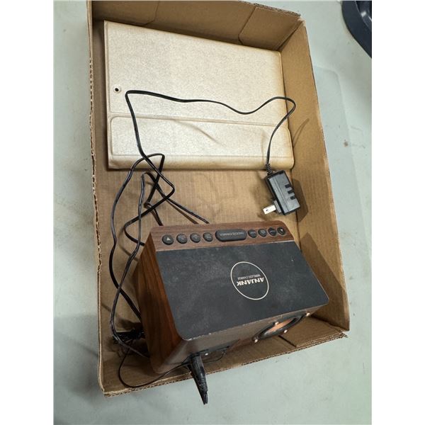 Anjank wireless charger alarm and tablet cover