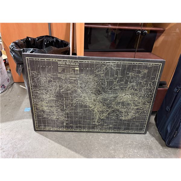 The world canvas wall hanging