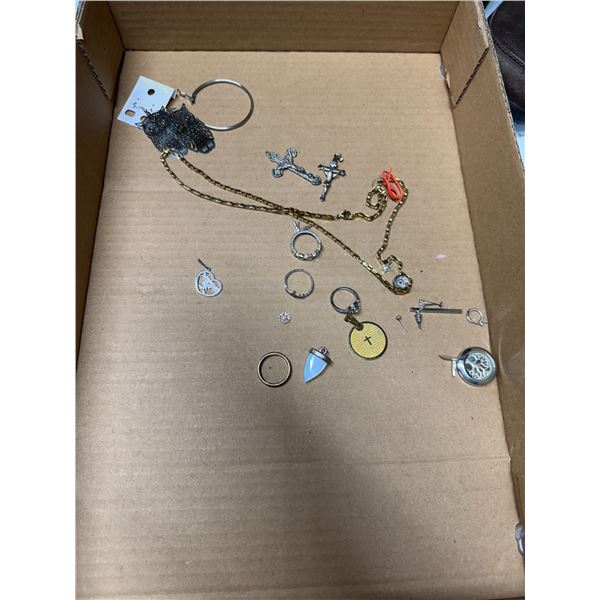 Assorted costume jewelry