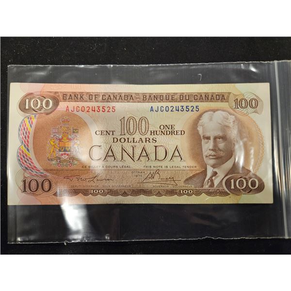 1975 100 Dollar bill