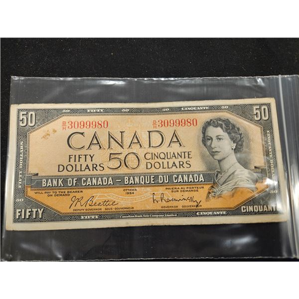1954 50 Dollar bill