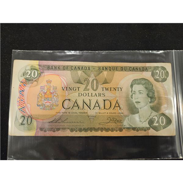 1979- 20 Dollar bill
