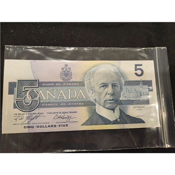 1986 5 Dollar bill