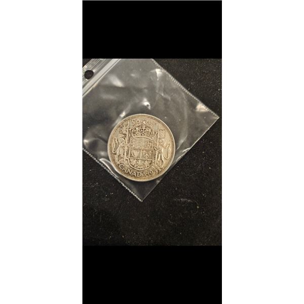 1953 Canada silver 50cents