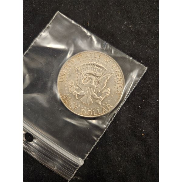 1968 US silver 50cent coin