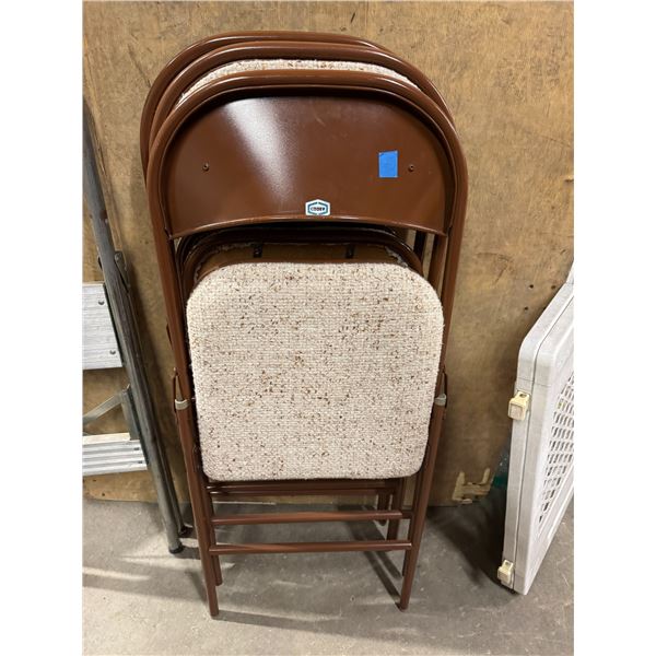 3 Cooey folding chairs