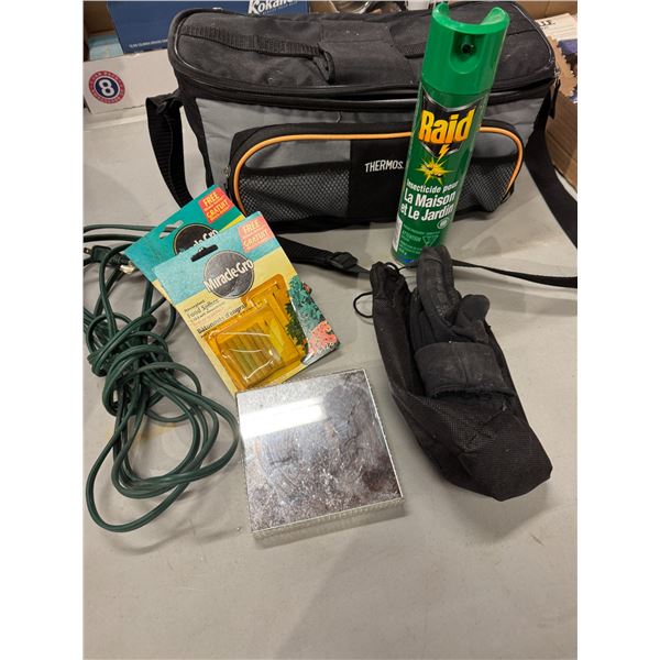 Thermos cooler bag and other items