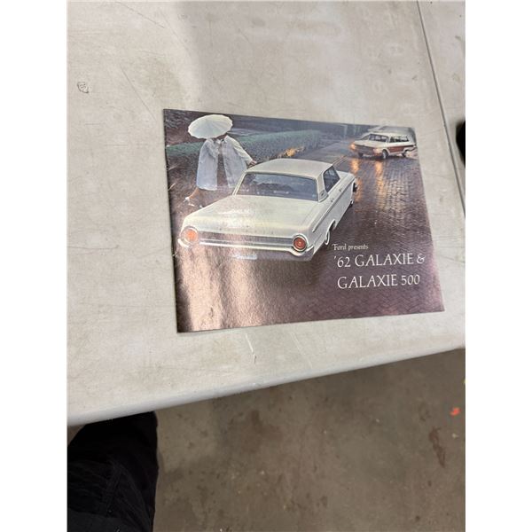 62 Galaxie and galaxie 500 vehicle advertising