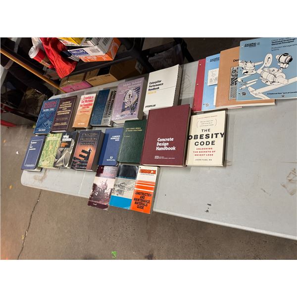 Caterpillar performance, handbook, engineering books, and other