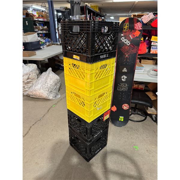 5 crates