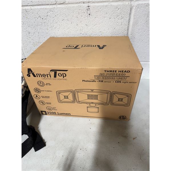 Three head AC powered light