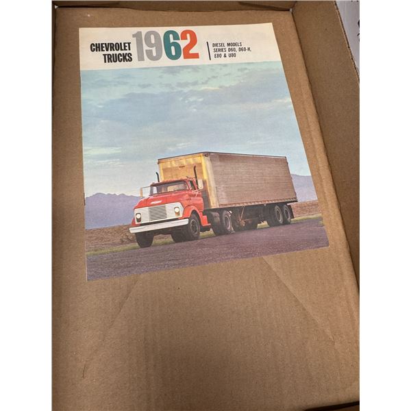 Chevrolet trucks 1962 advertising pamphlet