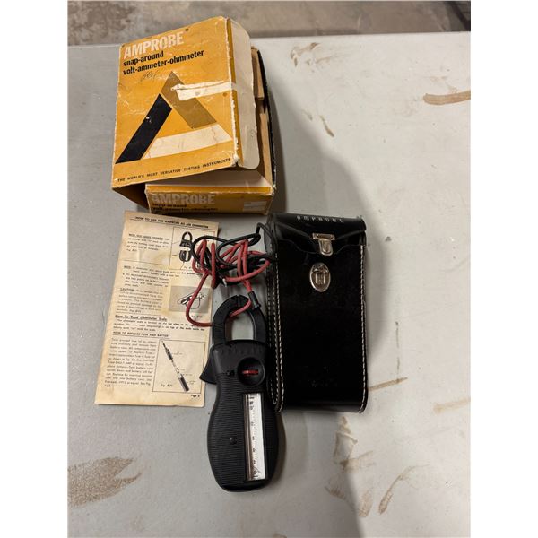 Amprobe snap on voltmeter – ohmmeter