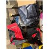 Image 1 : Hockey bags, suitcase, and other bags