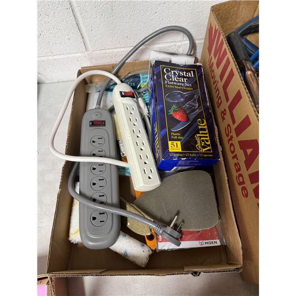 Power bars, cutlery, paintbrush, etc.