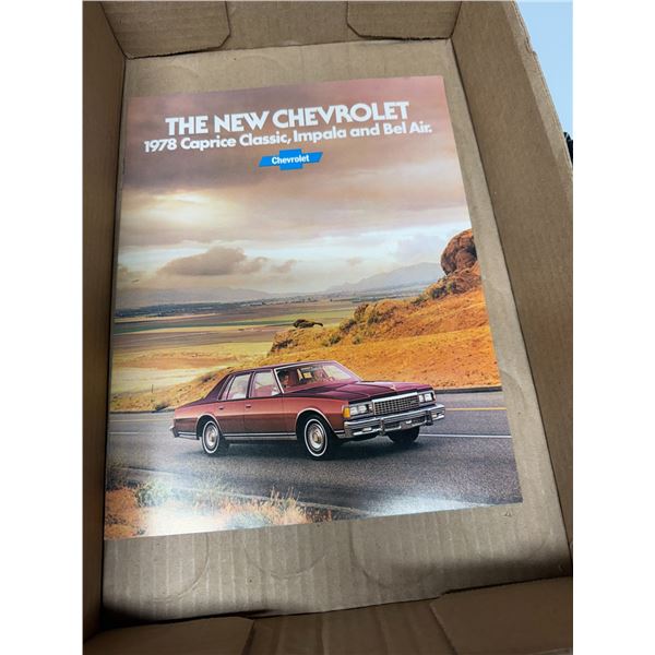 1978 Chevrolet caprice, classic, Impala and Bel Air vehicle advertising