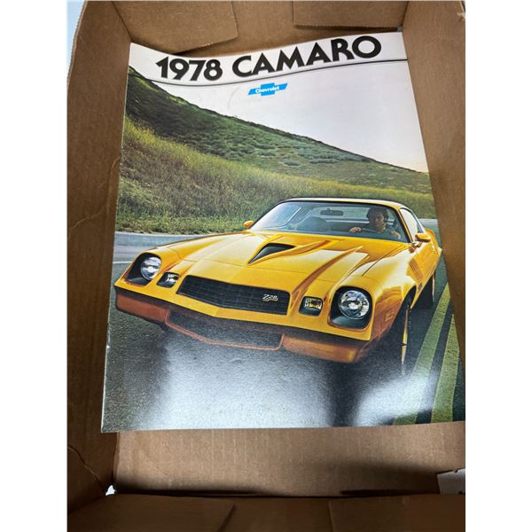 1978 Camaro vehicle advertising