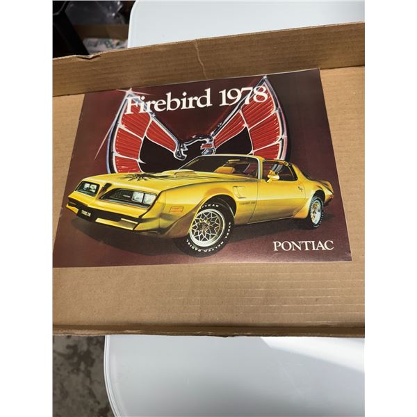 Firebird 1978 vehicle ad advertising