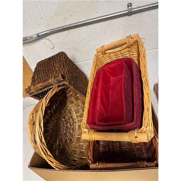 Assorted baskets