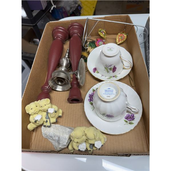 Tea cups and other miscellaneous items