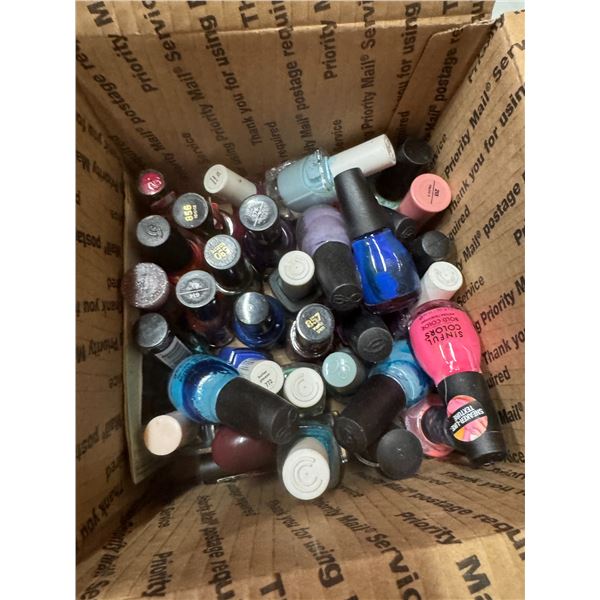 Assorted nail polish