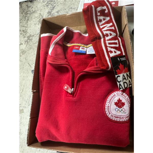 HBC sweatshirt, size medium and Canada headband