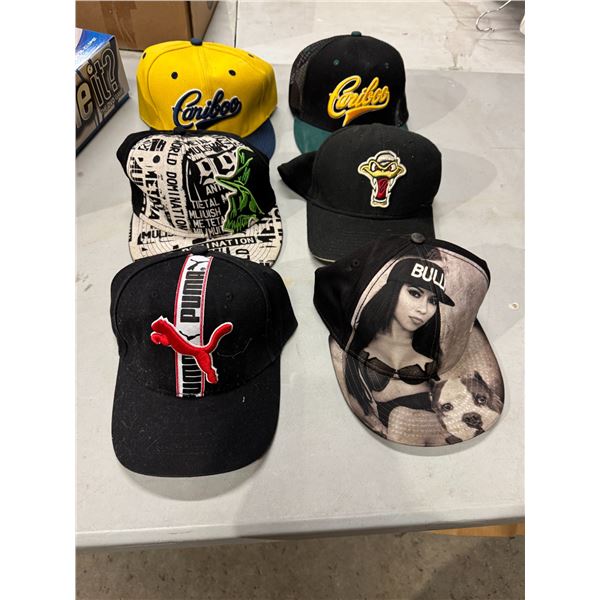 6 caps