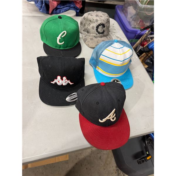5 caps