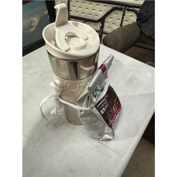 Bom BODUM with 1/2 espresso coffee bag